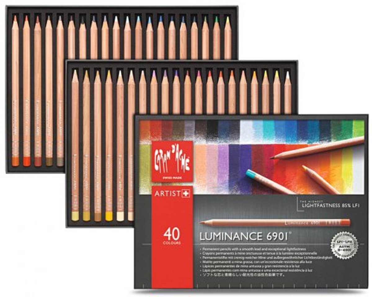 Caran dAche Luminance 6901® set 40 kleurpotloden